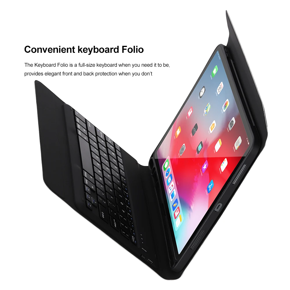 Чехол с клавиатурой Bluetooth для iPad Pro 12 9 2018 умный защитный чехол Apple 11 дюймов|Чехлы