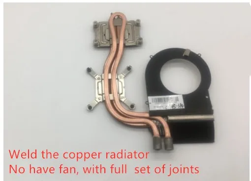 Модернизированный радиатор водяного охлаждения ноутбука медная трубка с