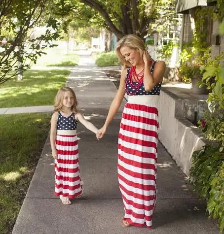 6 Mommy and me/платья для мамы и дочки одинаковые комплекты для семьи летнее платье для мамы и дочки с медведем детская свадебная одежда - Цвет: 6