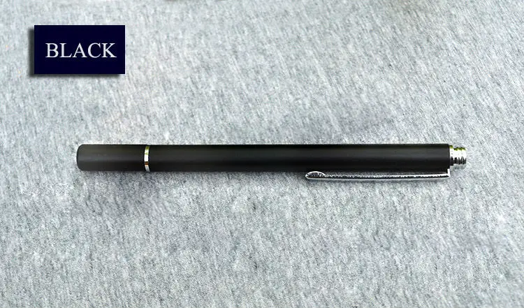 JXH-YP007 solid color round plate stylus pen -BLACK