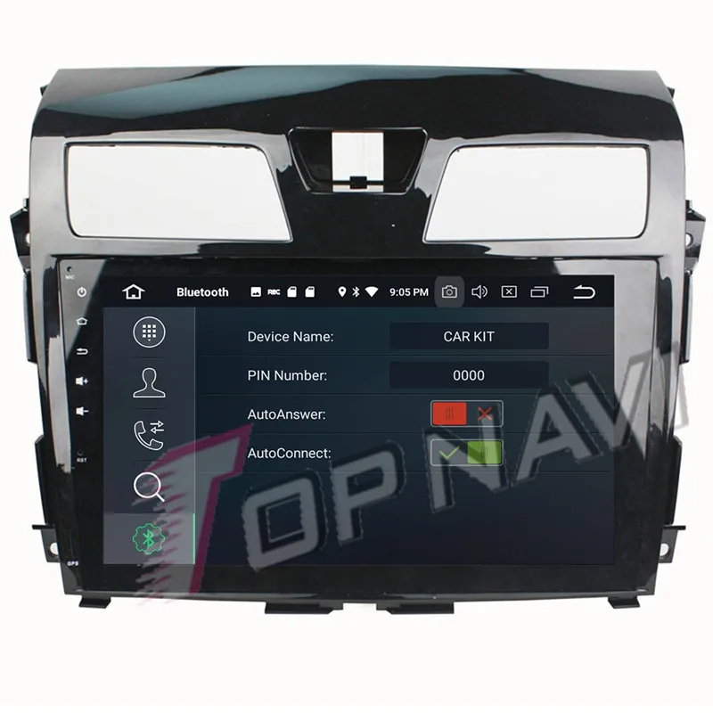Topnavi Android 9,0 автомобильный gps-навигатор для Nissan tenna Atima 2013 авто мультимедиа видео Восьмиядерный без DVD 4+ 64G
