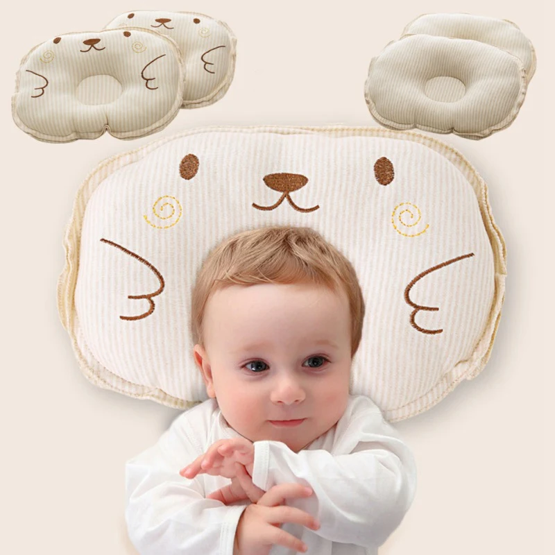 

baby pillow infant shape toddler sleep positioner anti roll pillow flat head pillow protection of newborn