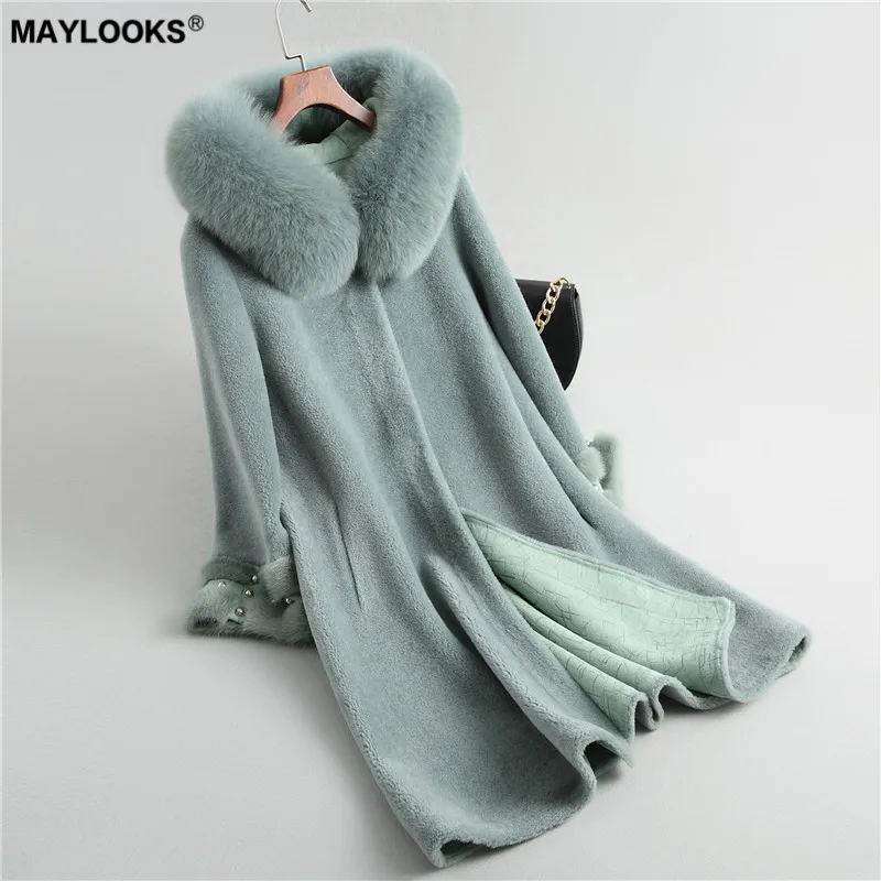 MAYLOOKS 2018 Новая модная шуба 18077