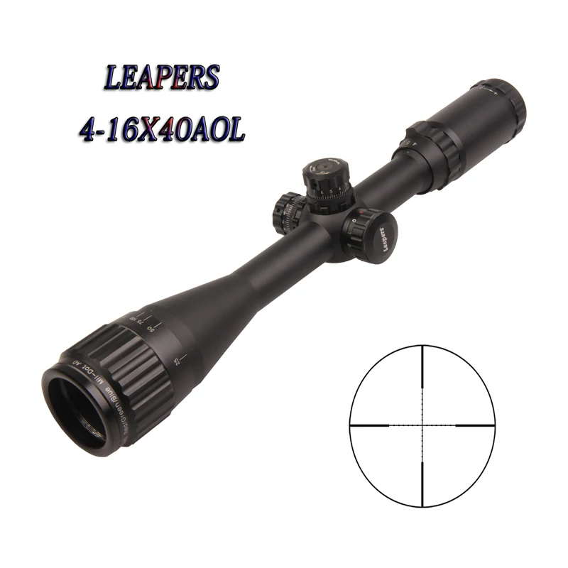 Optic Sight Leapers 4-16X40 Optical Sight Airsoft Chasse Rifles For Hunting Leapers Scope Airsoft Gun Luneta Para Rifle Caza boresighter scope alignment device rifles pistols handguns firearms bore sight kit