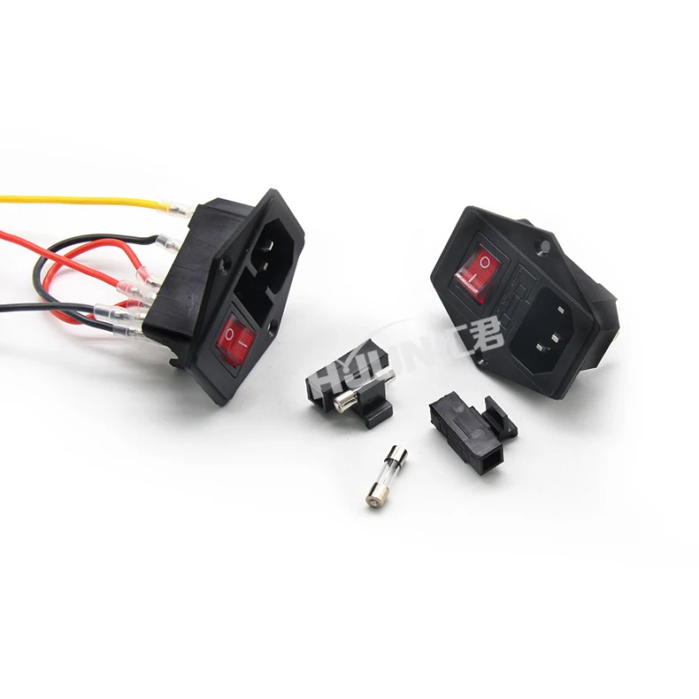 1 шт. Reprap Prusa i3 3d принтер запчасти 10A 250 В AC 1 Предохранитель Силовая розетка выключатель адаптер питания переменного тока выход