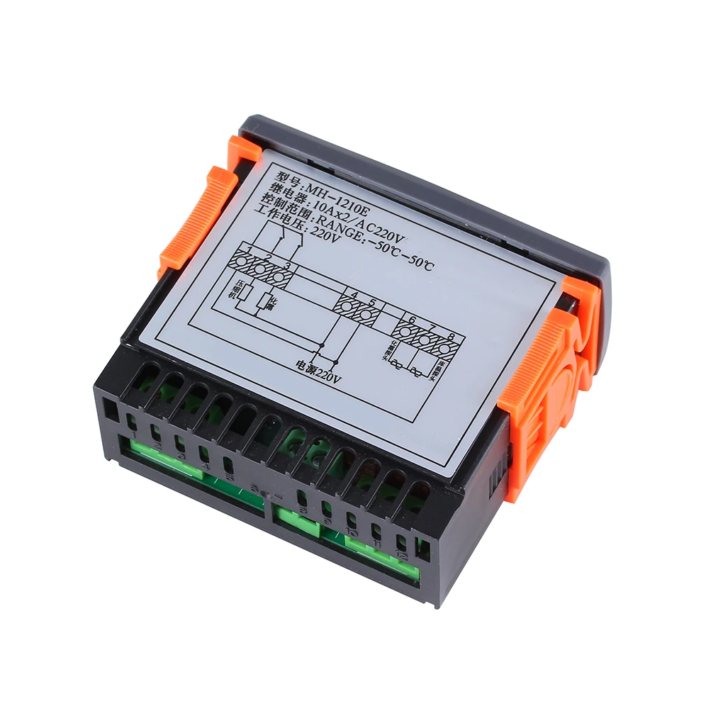 MH1210E AC220V цифровой регулятор температуры холодильника морозильник Холодильный