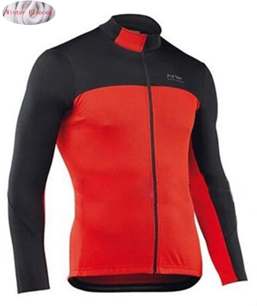 

NW 2019 Cycling Jersey Winter Thermal Fleece Bicycle Cycling Jersey Jacket Warm Winter Moutain Bike Clothing Northwave jacket