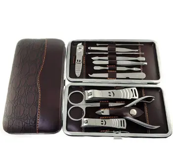 

12 in 1 nail care set utility stainless steel manicure set nail clipper manicure tools set kit