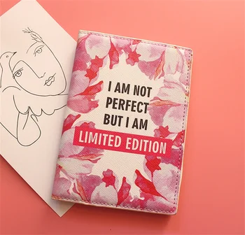 

Luxury Design Women leather Floral Passport Cover Travel Passport holder Bag Passport case Wallet license credit Card holder 726