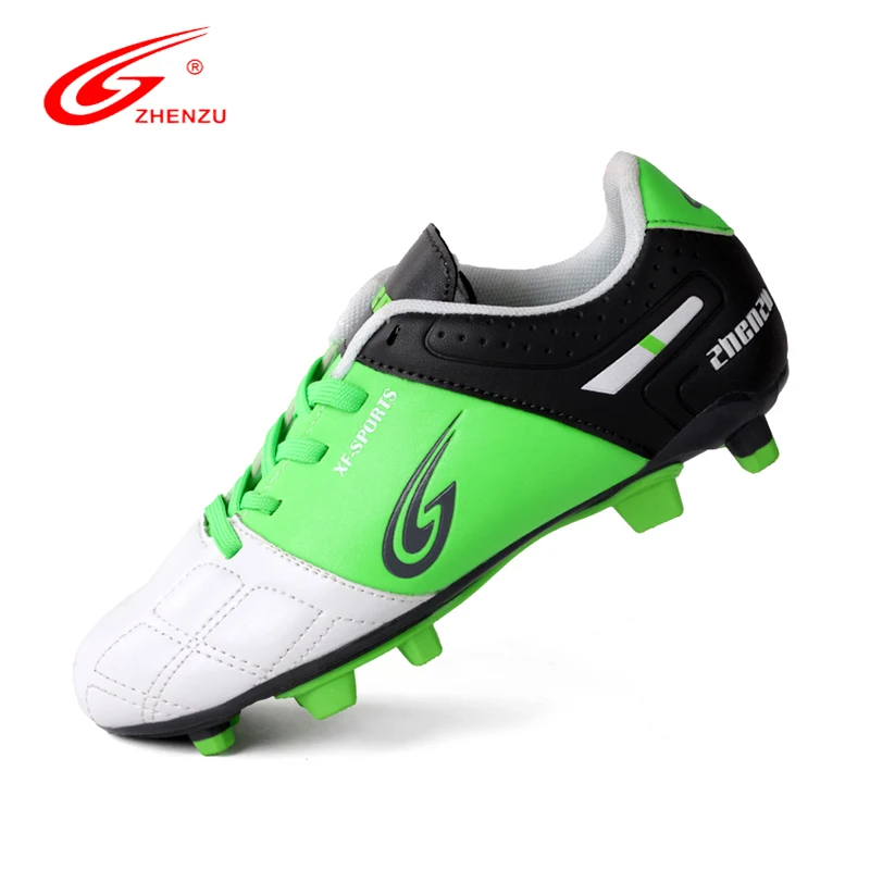 ZHENZU Children Kids Soccer Shoes FG Natual Ground Sports Training