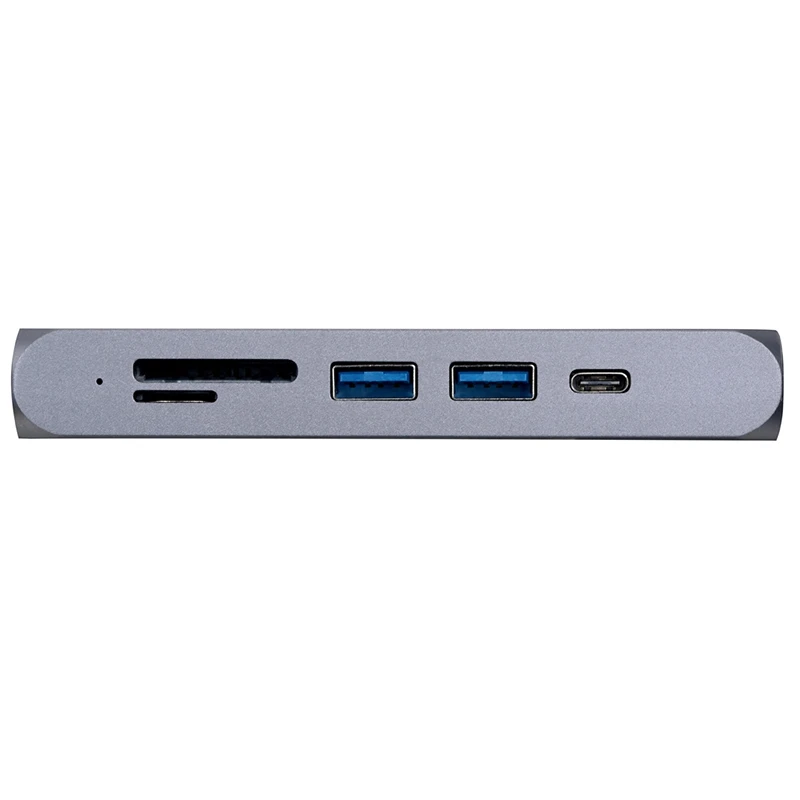 Usb-C к Hdmi 6-в-1 конвертер может вместить type-C к Usb3.0 Sd Tf концентратор карт зарядки расширитель адаптер