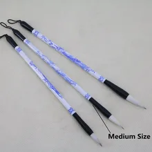 1 шт. M размер китайское каллиграфическое письмо Кисть ручка средняя обычная для письма Школа Офис поставка художника живопись школьная закрепленная