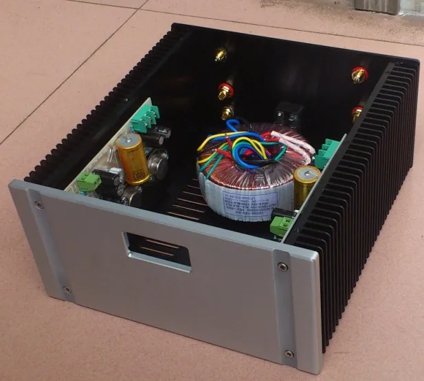 D 066 CNC полностью алюминиевое шасси для корпуса шкафа самостоятельного усилителя