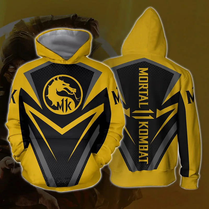 Mortal Kombat X Sub-Zero Scorpion, Мужская футболка, толстовки на молнии, Толстовки, Толстовки Mortal Kombat, косплей костюм, толстовки, куртки