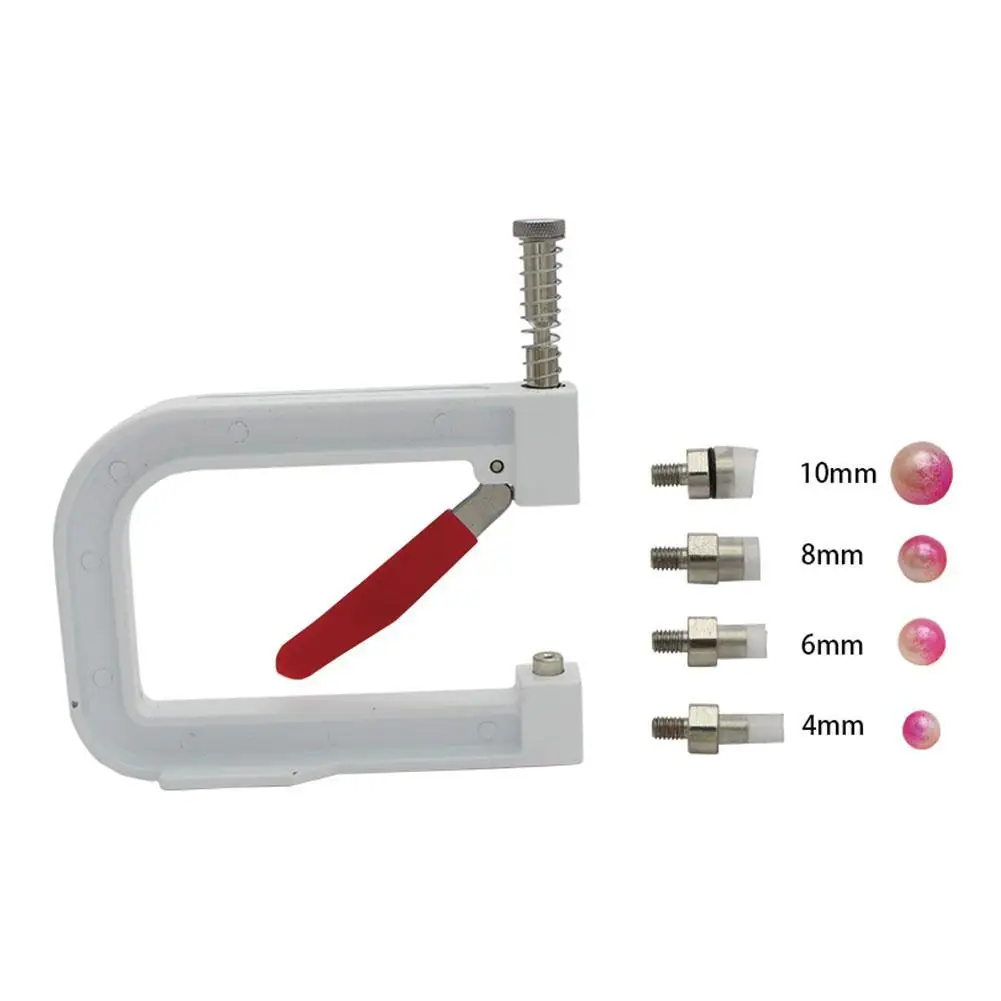 

Garb Accessories Hat Manual Nailed Bead Machine Cloth Hand Pearl Beads Rivet Craft for DIY Repair Knitting Lace Sewing Tools