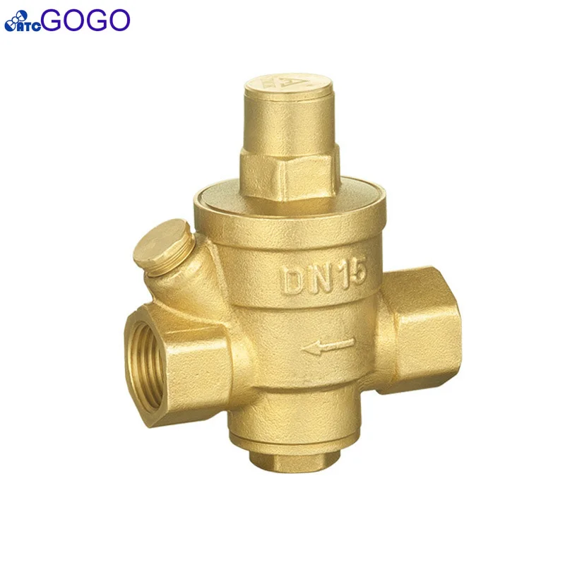 Brass Water Pressure Reducing Maintaining Valves DN25 1 inch Fluid