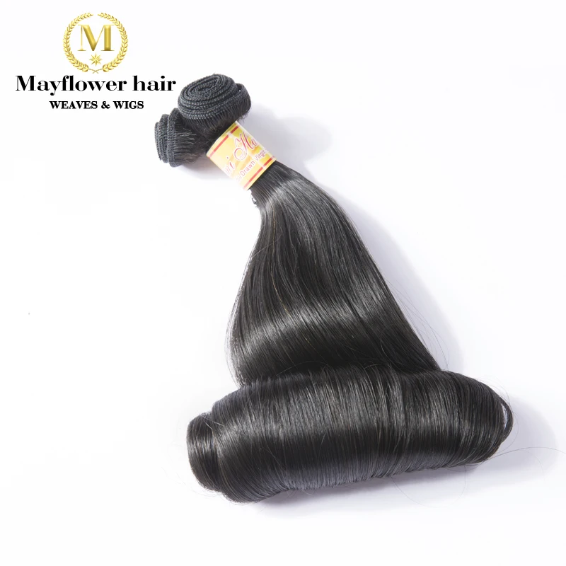 Mayflower один комплект Funmi волосы Egg кудри натуральный черный цвет может быть краситель полный 100 г/шт. двойной нарисованный Реми человеческие