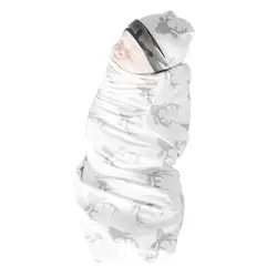 Детские Полотенца 100% Муслин Хлопок мультфильм новорожденных Одеяло ребенка пеленать Детские теплые Одеяло и пеленание Обёрточная бумага