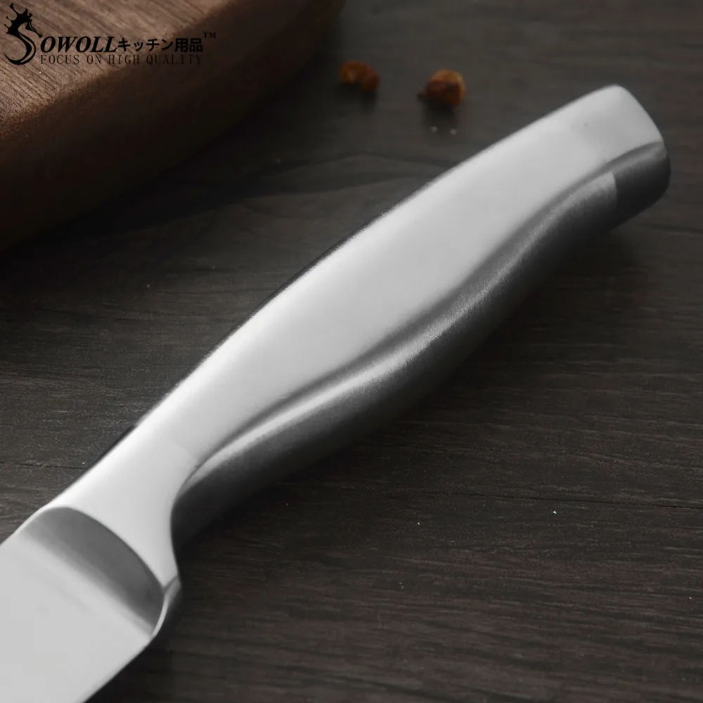 SOWOLL 2-Piece 7Cr17mov Stainless Steel Kitchen Knife Set 3.5 inch Paring +5 inch Utility Knife Lasting Durable Sharp Blade Tool SOWOLL 2-Piece 7Cr17mov Stainless Steel Kitchen Knife Set 3.5 inch Paring +5 inch Utility Knife Lasting Durable Sharp Blade Tool