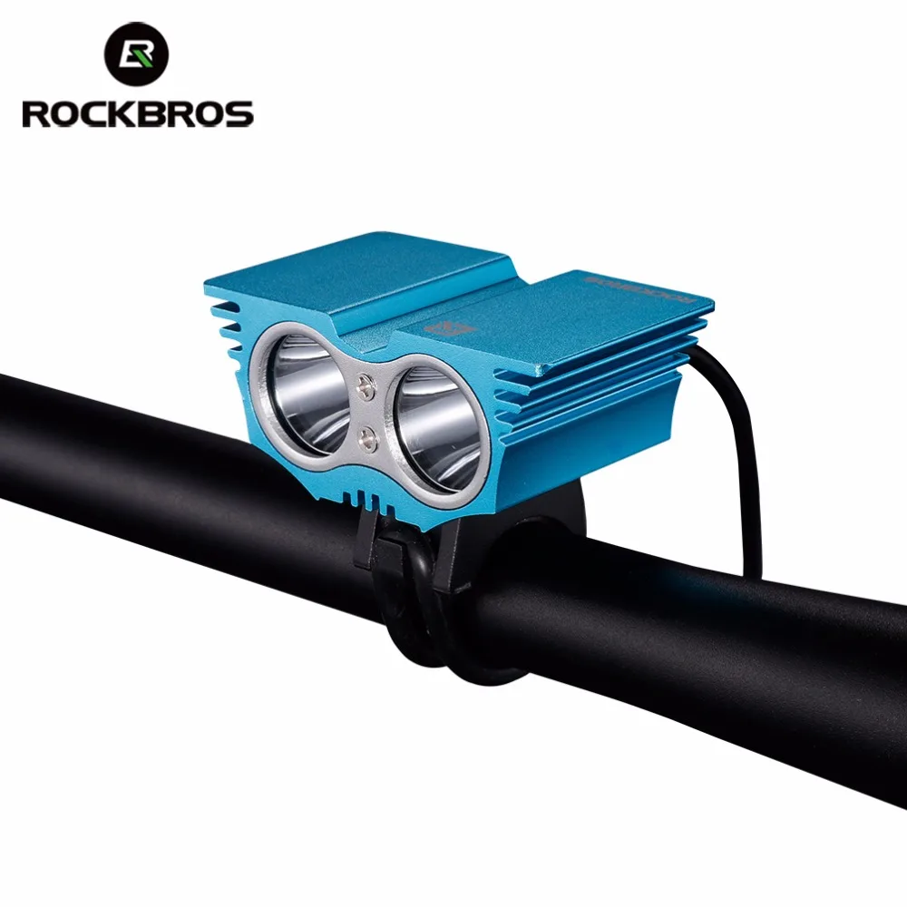 

ROCKBROS bike light front bicycle led light USB rechargeable waterproof bright 2 LED flashlight handlebar cycling accessories