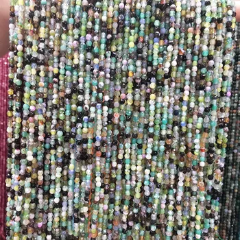 

Natural Stone Agates Small Beads 3 mm Section Loose Bead for Jewelry Making Necklace DIY Bracelet