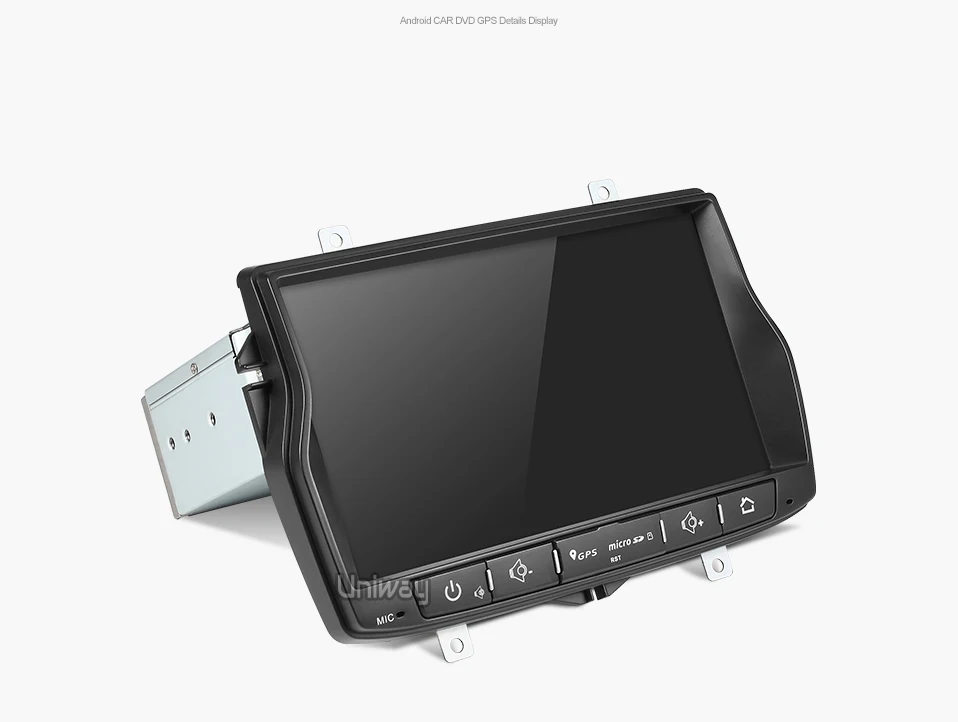 Cheap uniway ALD8071 android 8.1  car dvd for Lada Vesta with one din car radio gps navigation Audio multimedia IPS touch screen 17