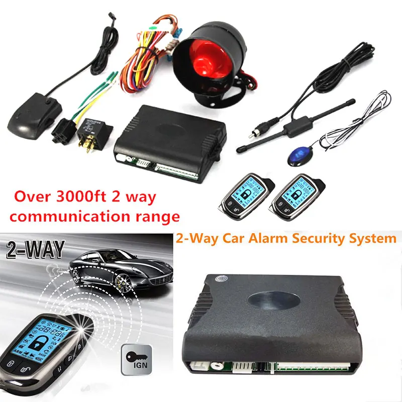 

Remote Control 12V Motorcycle Car Anti-Theft Alarm High Power Security System Anti-Theft Alarm Portable Control Engine Start