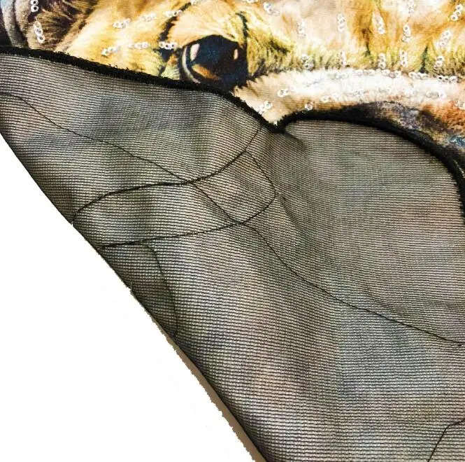 Большой мультфильм Корона собака вышивка тканевые наклейки внешней торговли печатные бусины могут быть сшиты одежда аксессуары