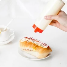 300 мл выдавливаемая бутылка для кухонной техники масляная банка пластиковые бутылки для соусов кухонные аксессуары кетчуп кухонный инструмент