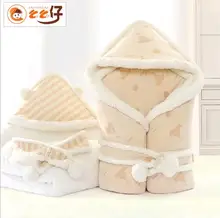 font b Organic b font Cotton Baby Blanket for Newborn baby Berber Fleece Winter Warm