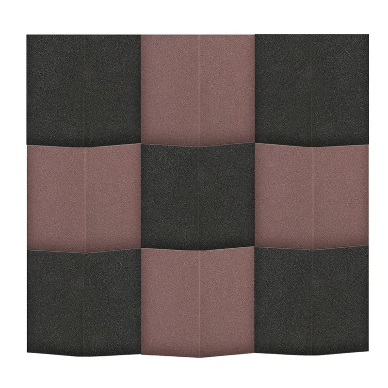 Goede 1 stks DIY Muurstickers Schuim Akoestische Panelen Geluidsisolatie Behandeling Interieur Art Wanddecoratie Ruisonderdrukking 30*30 cm
