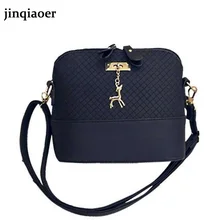 VENTE CHAUDE! 2016 Femmes Messenger Sacs Mode Mini Sac Avec Des Cerfs Jouet Shell Forme Sac Femmes Épaule Sacs