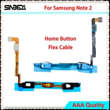 Sinbeda абсолютно для samsung Galaxy Note 2 II N7100 клавиатура сенсор сенсорный сигнал «домой» Кнопка меню светильник гибкий кабель