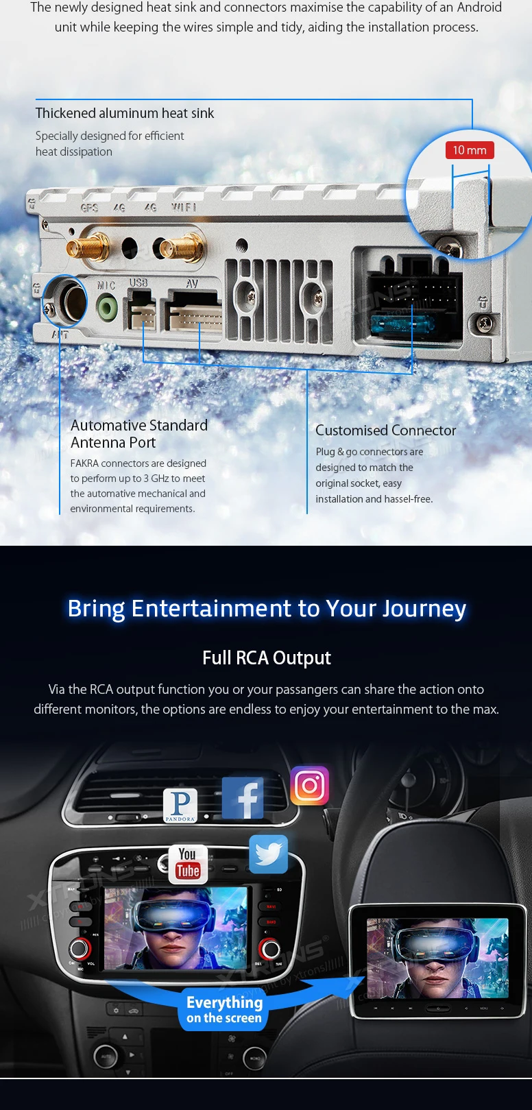 Clearance 6.2" Android 7.1 Nougat Car Multimedia Navigation GPS Radio for Fiat Punto 2012-2018 & Linea 2012-2018 & Punto Evo 2009-2012 3