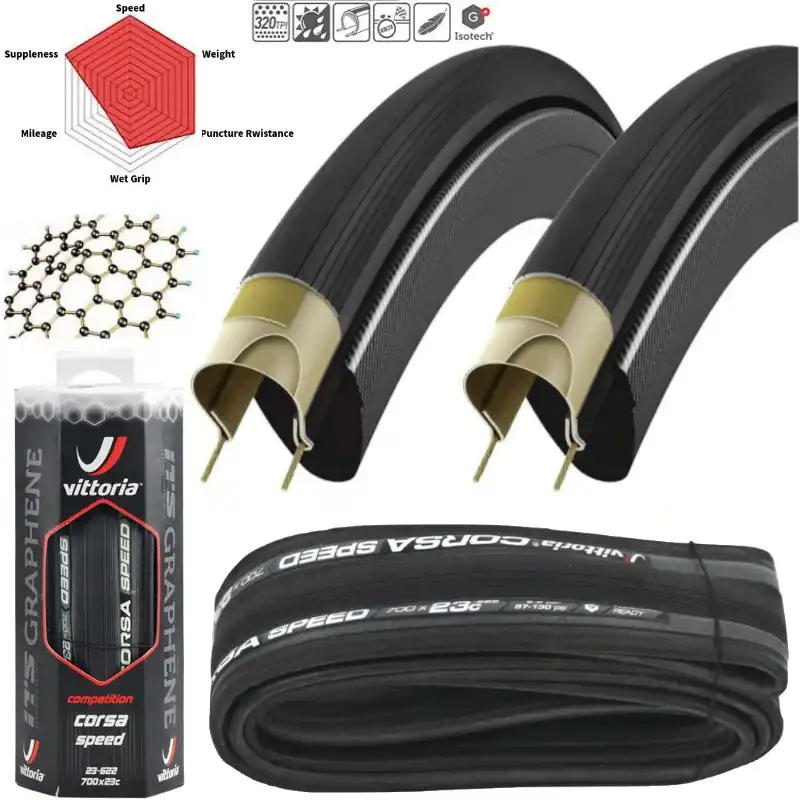 vittoria corsa g  isotech 700c folding road tyre