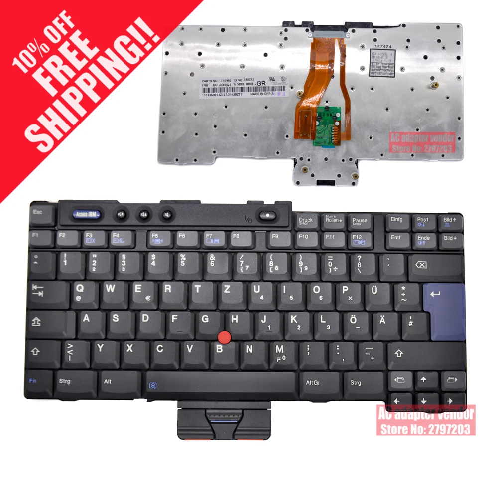  FOR IBM T40 T42 T41 T43 14-inch keyboard
