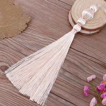 

10Pcs Handmade Small Cord Curtain Tassel Fringe Key Tassel Curtain Accessory DIY Valance Stage Tablecloth Sewing Home Decor