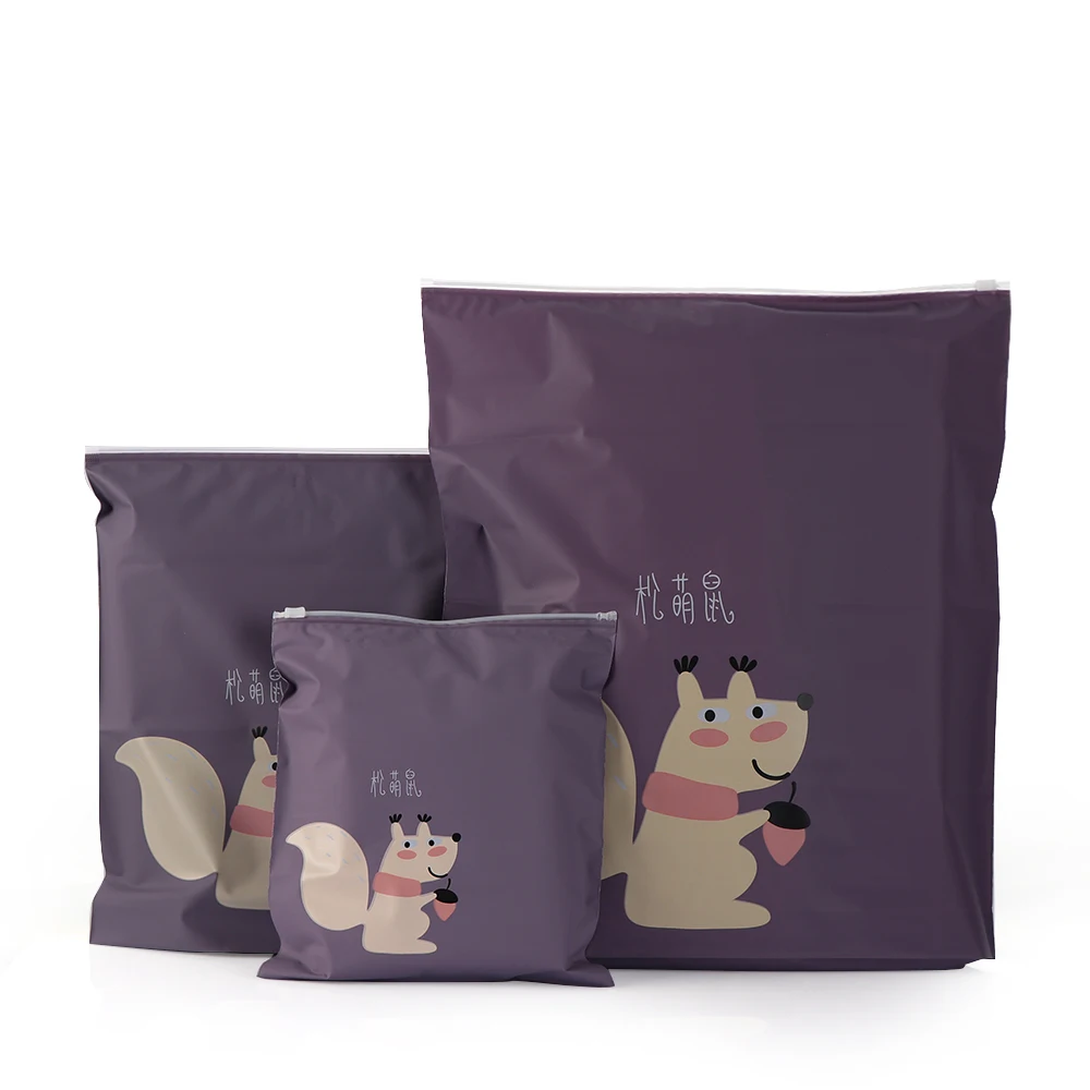 

1PC Rabbit Duck Fox Squirrel Pattern Travel Pouch Portable Storage Bag Waterproof Shoes Clothing Closet Underwear Storage Bag