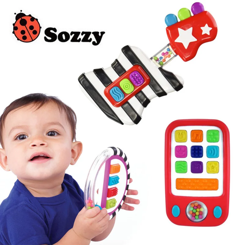 Baby toys with music newborn children early childhood education toys ring ring Christmas gifts