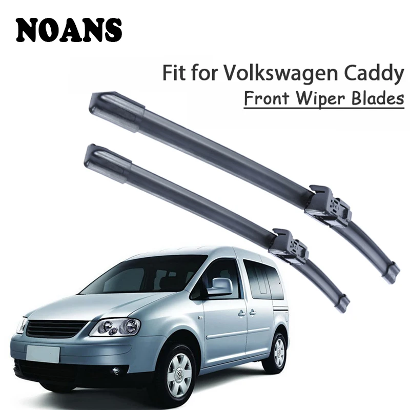 NOANS Автомобильная резиновая щетка стеклоочистителя для Volkswagen Caddy 2005- VW Caddy Авто Передние полоски для очистки лобового стекла аксессуары