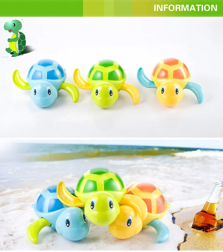 Baby turtle wound-up chain small animal toy Bath Toy WJ086