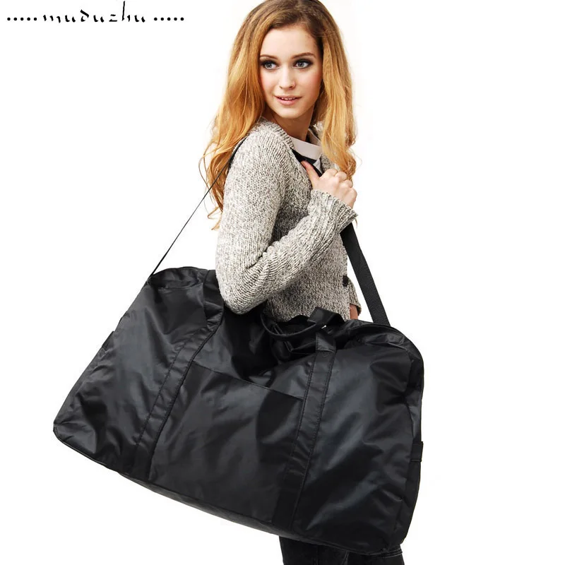 Большая 71L Водонепроницаемая нейлоновая дорожная сумка складывающиеся мужские