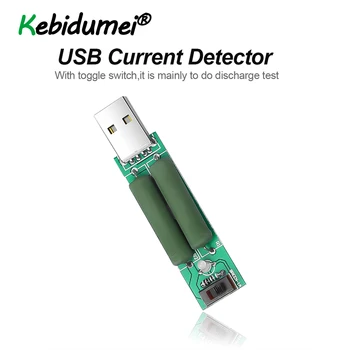 

Mini USB Discharge Load Resistor With Switch 2A/1A Green 1Pcs Portable