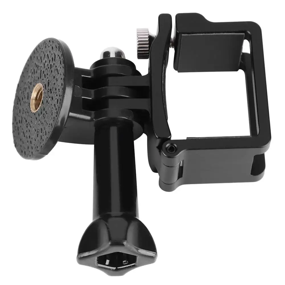 Для DJI OSMO Pocket Stand базовое крепление для камеры кронштейн держатель часть Адаптер для Gopro - Цвет: Черный