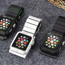 Алюминий ремешок для наручных часов чехол сопутствующий браслет, ремешок для наручных часов Apple Watch iWatch 38, 42 мм, версия 1, 2, 3