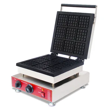

Single head nine grid thin section waffle machine / Lattice Cake Stove / Waffle Electric Oven