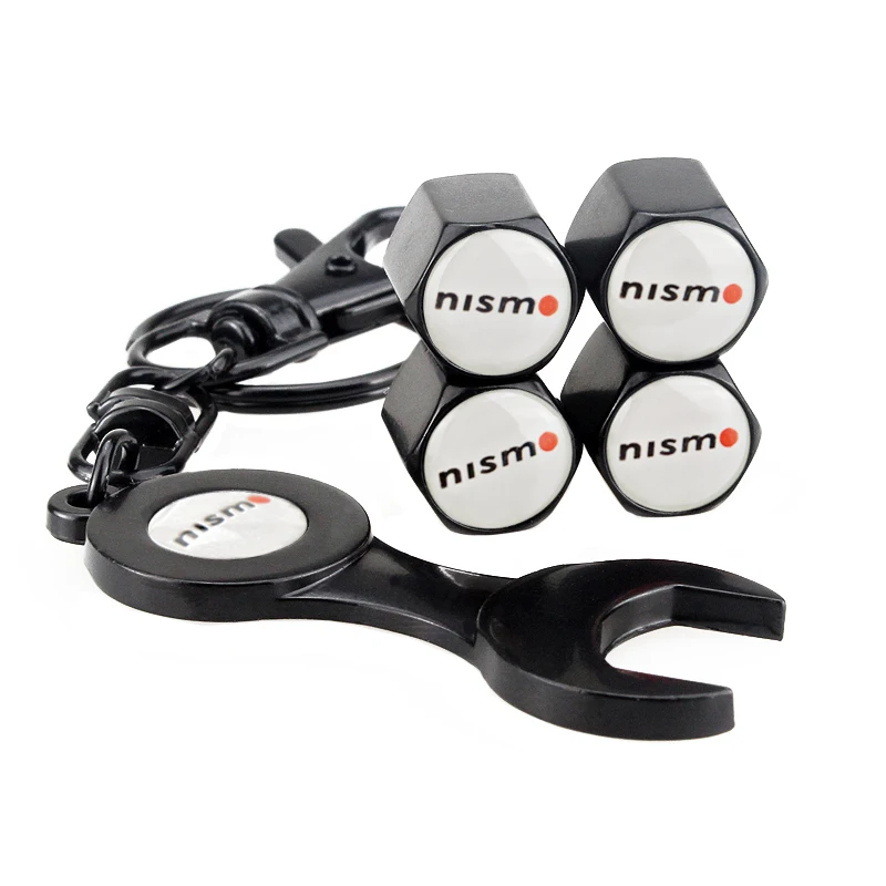 

Emblem Logo Wheel Valve Caps For Nissan Qashqai j10 j11 Livina C-gear Tiida Sylphy Teana SV Geniss T30 T31 T32 Paladin X-Trail