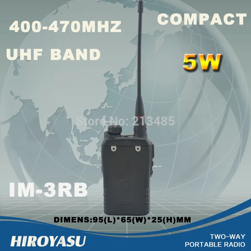 Hiroyasu UHF 400-470 мГц компактный мини Портативный двусторонней Радио/ручной Двухканальные рации/трансивер