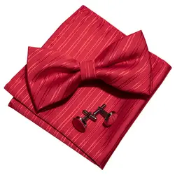 LF-817 Барри. ван высокое качество Для мужчин Боути 100% шелк красный бабочкой свадебные галстуки для Для мужчин Жених вечерние Для мужчин s