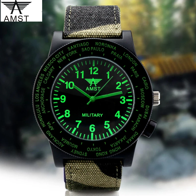 

AMST AM3002 Fashion Casual Mens Watches Top Brand Luxury Leather Sports Quartz-Watch Men Wristwatch Relogio Masculino